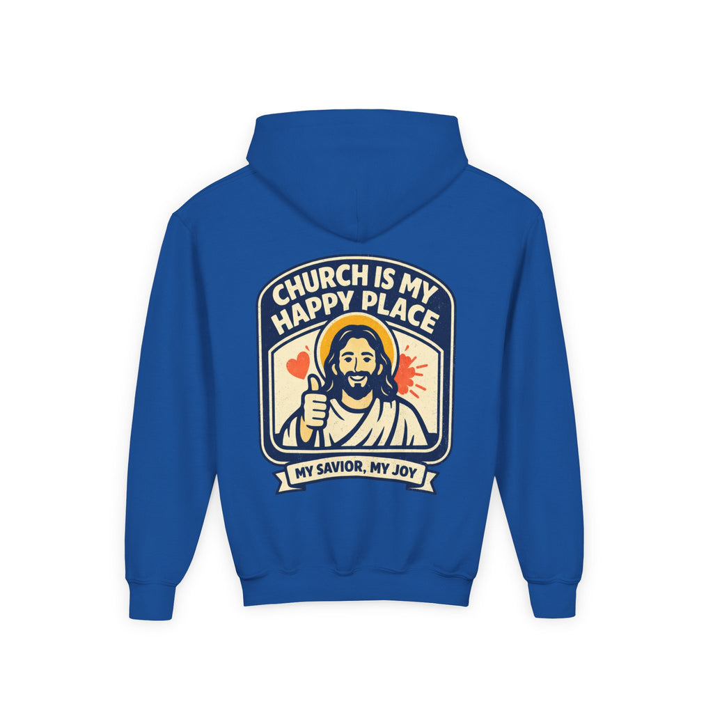 FTF - "Church Is My Happy Place" HTU - Youth Hoodie