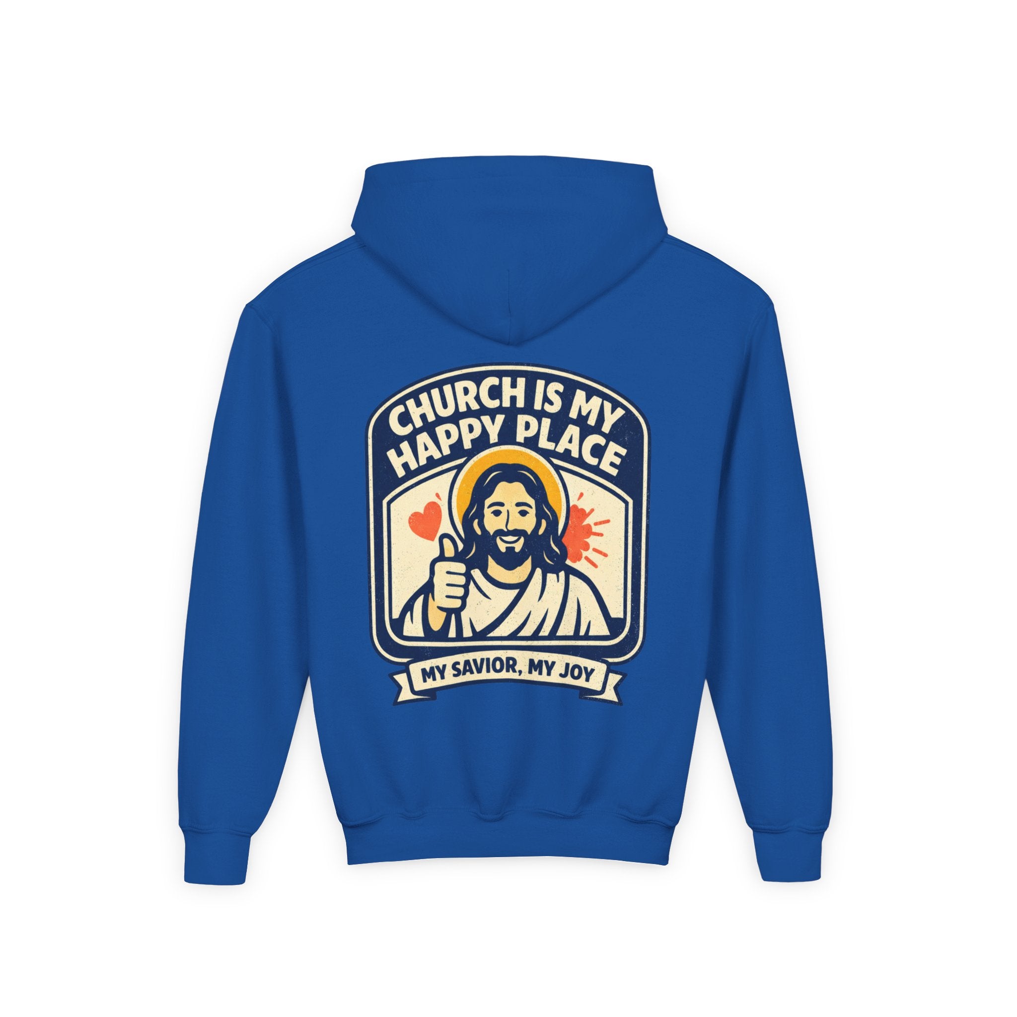FTF - "Church Is My Happy Place" HTU - Youth Hoodie