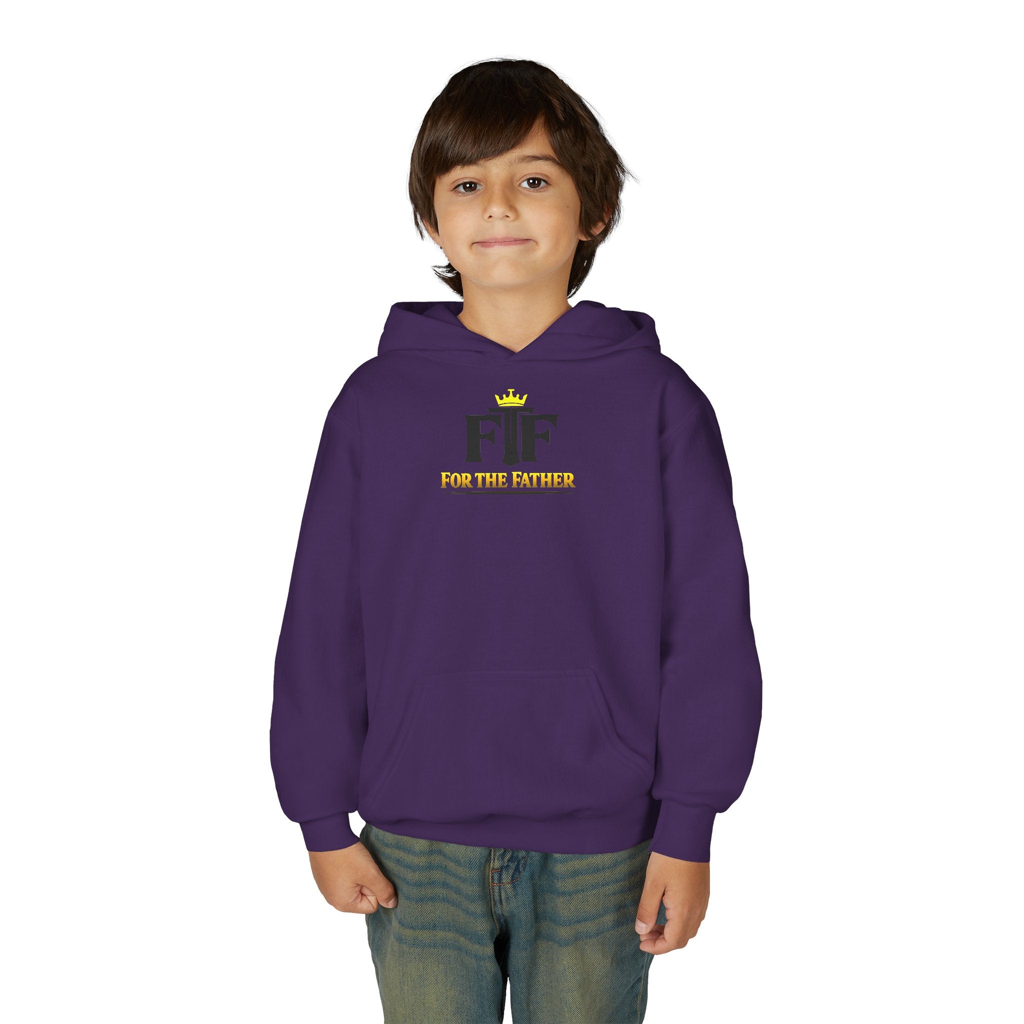 FTF - 'Jesus Is My Hero' Christian Faith Pullover (For The Fathers Logo)