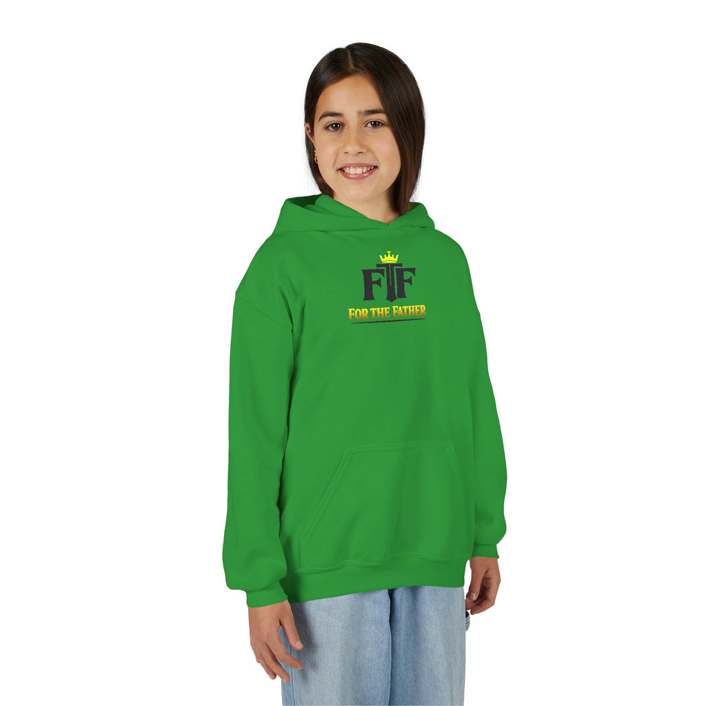 FTF - 'Jesus Is My Hero' Christian Faith Pullover (For The Fathers Logo)