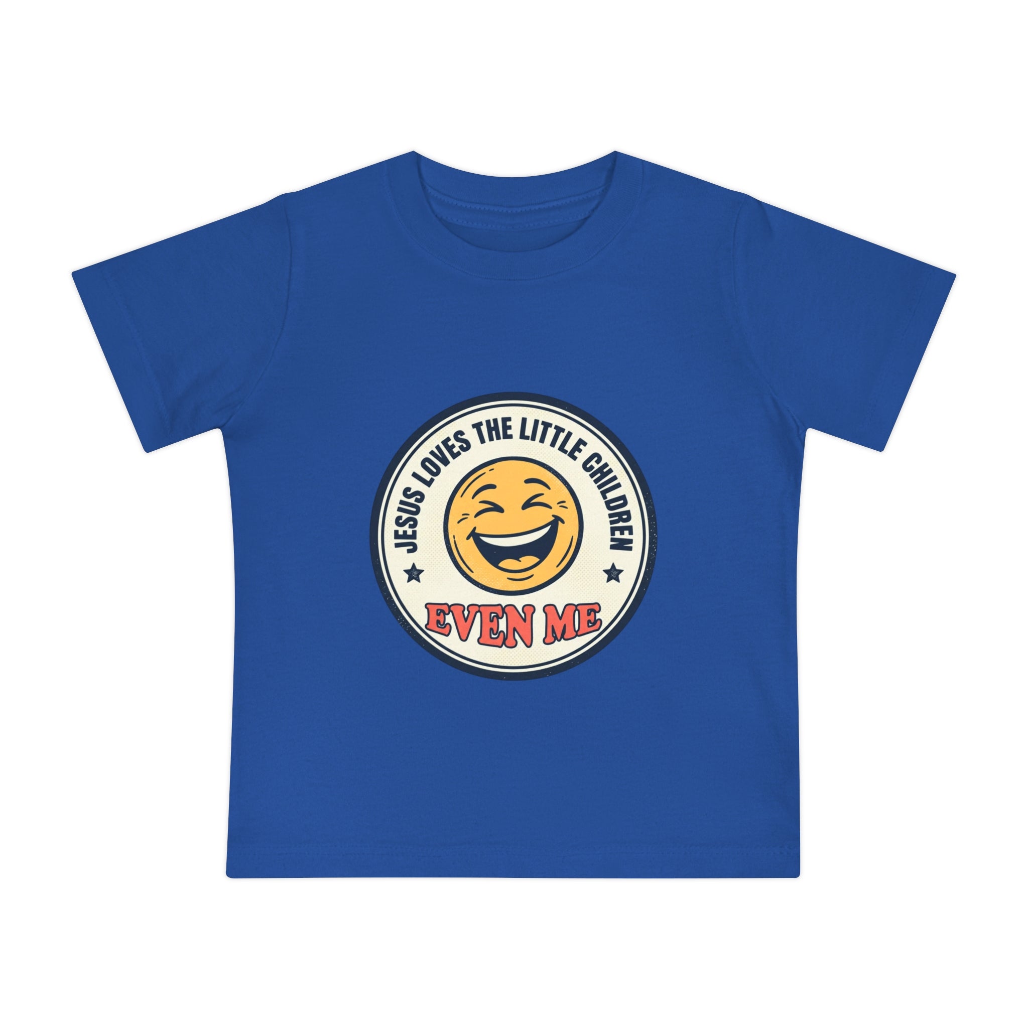 Baby T-Shirt - "Jesus Loves the Little Children Even Me" Smile Graphic