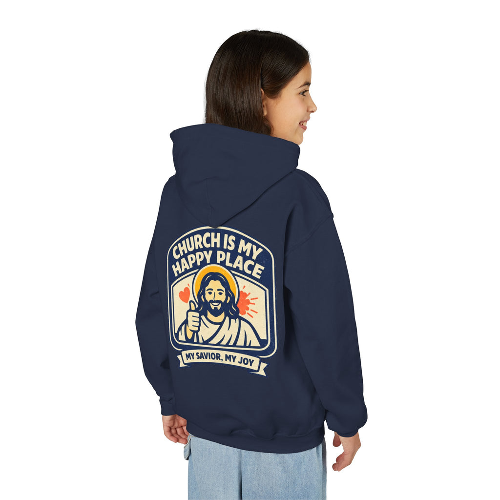 FTF - "Church Is My Happy Place" HTU - Youth Hoodie