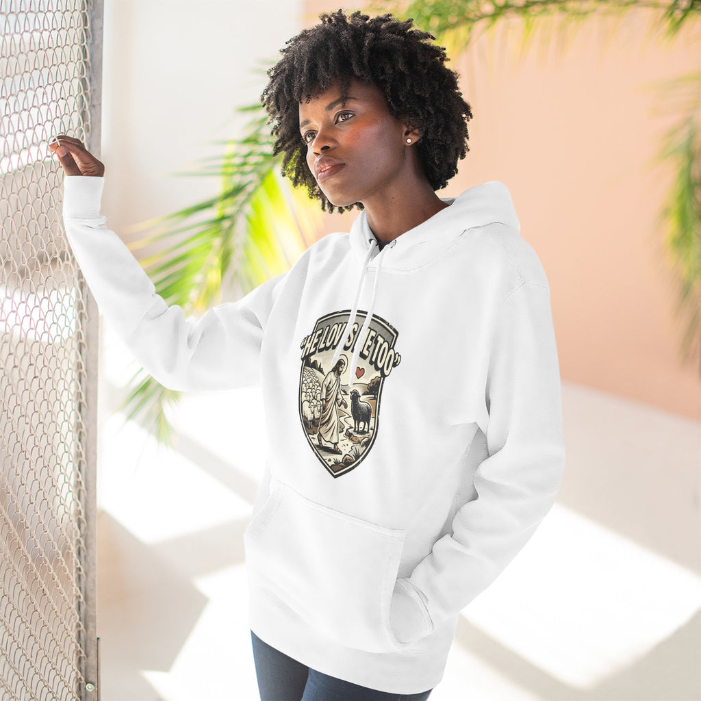 'He Loves Me Too' - Lonely Sheep Hoodie