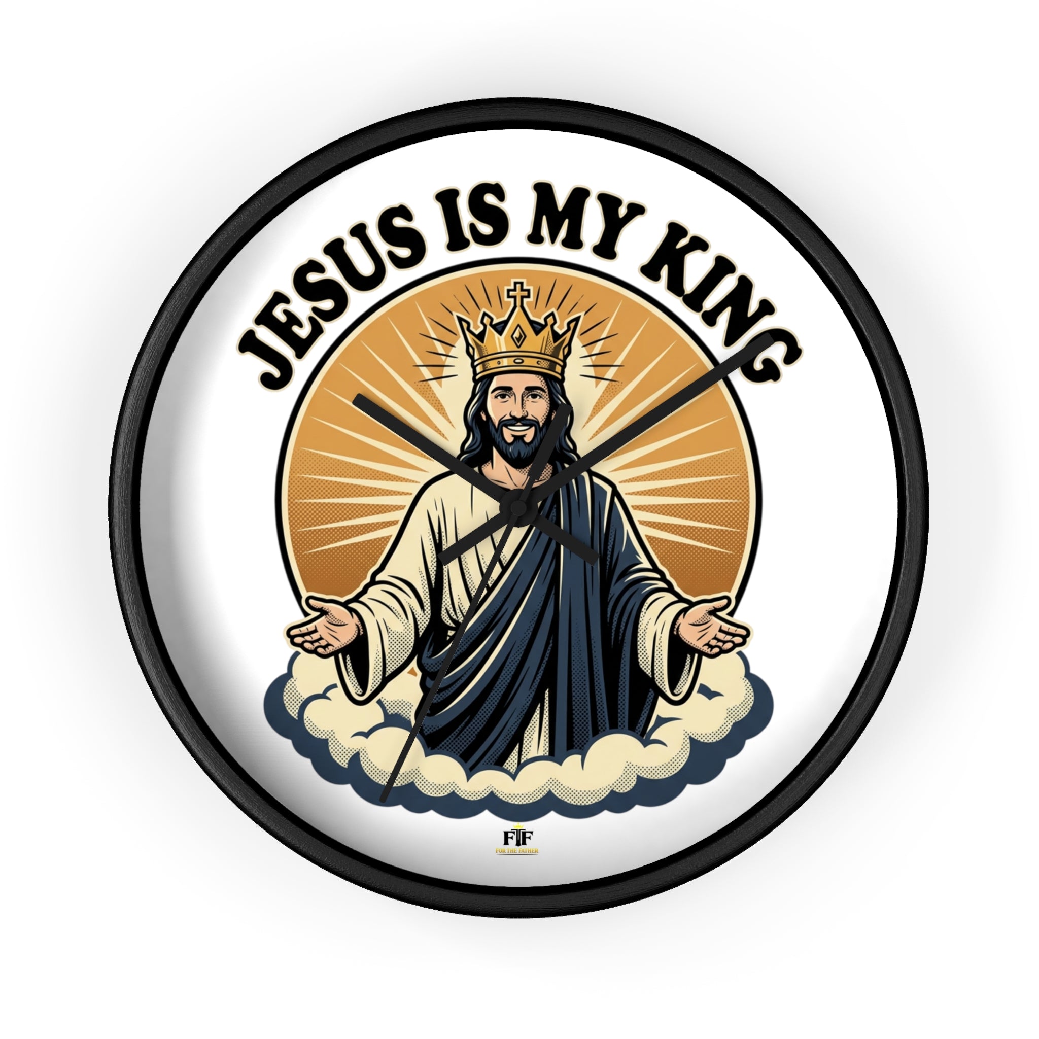 FTF - Jesus Is My King - Wall Clock
