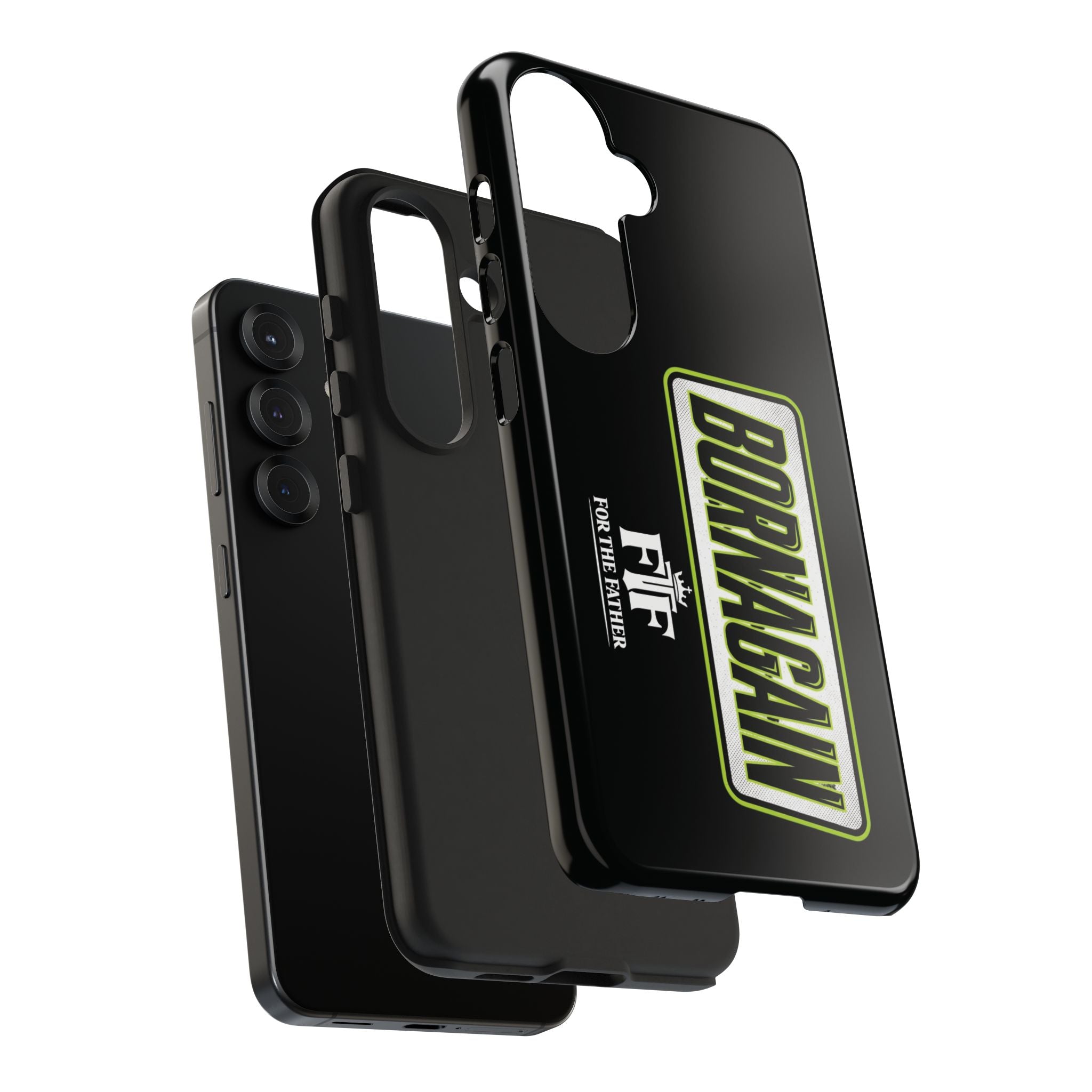 FTF - BORNAGAIN - Black Tough Phone Case