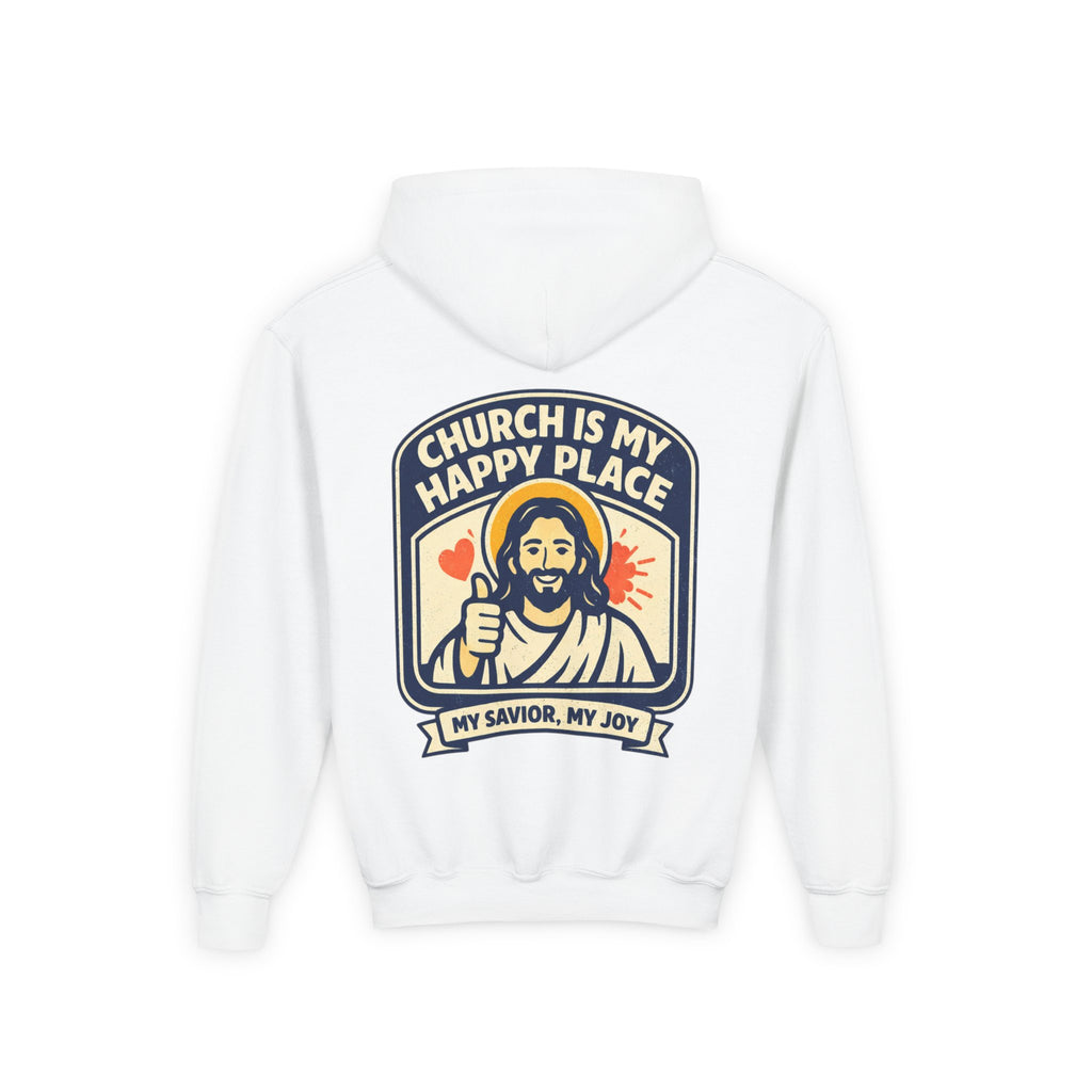 FTF - "Church Is My Happy Place" HTU - Youth Hoodie