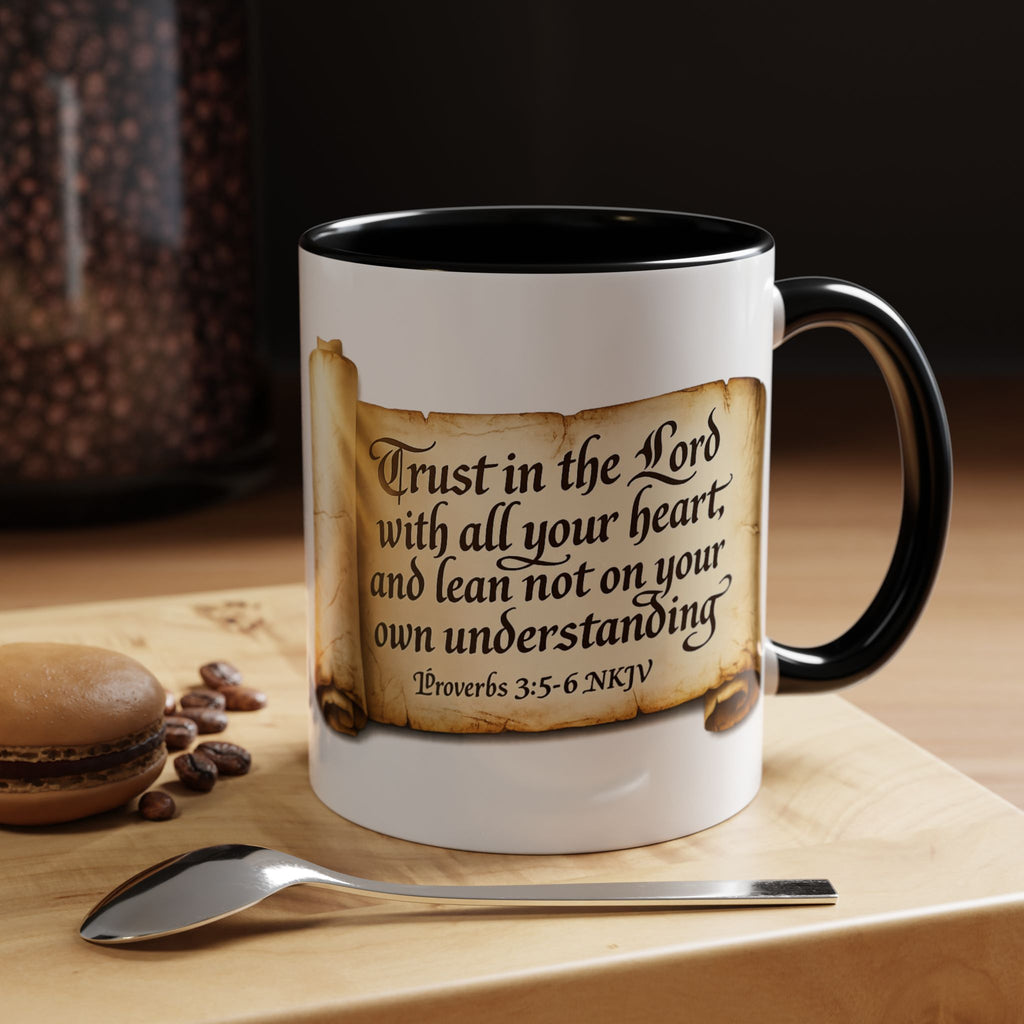 FTF - "Trust In The Lord" Proverbs 3:5 Scroll - Coffee Mug