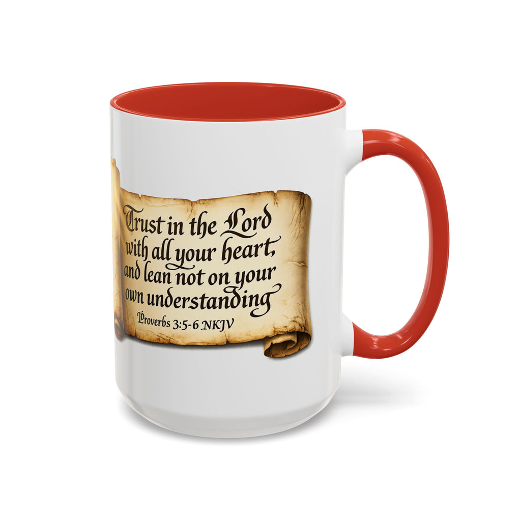 FTF - "Trust In The Lord" Proverbs 3:5 Scroll - Coffee Mug