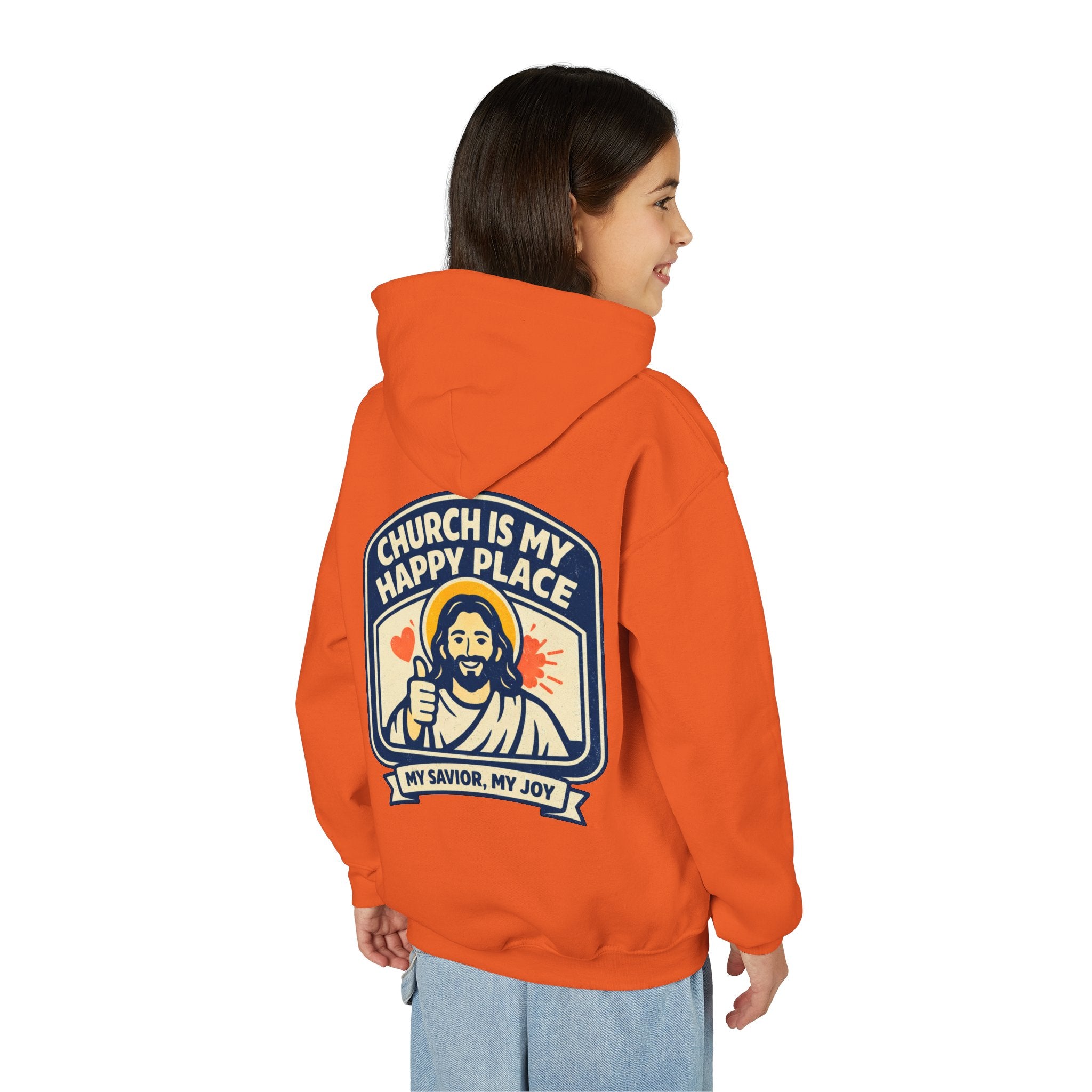 FTF - "Church Is My Happy Place" HTU - Youth Hoodie