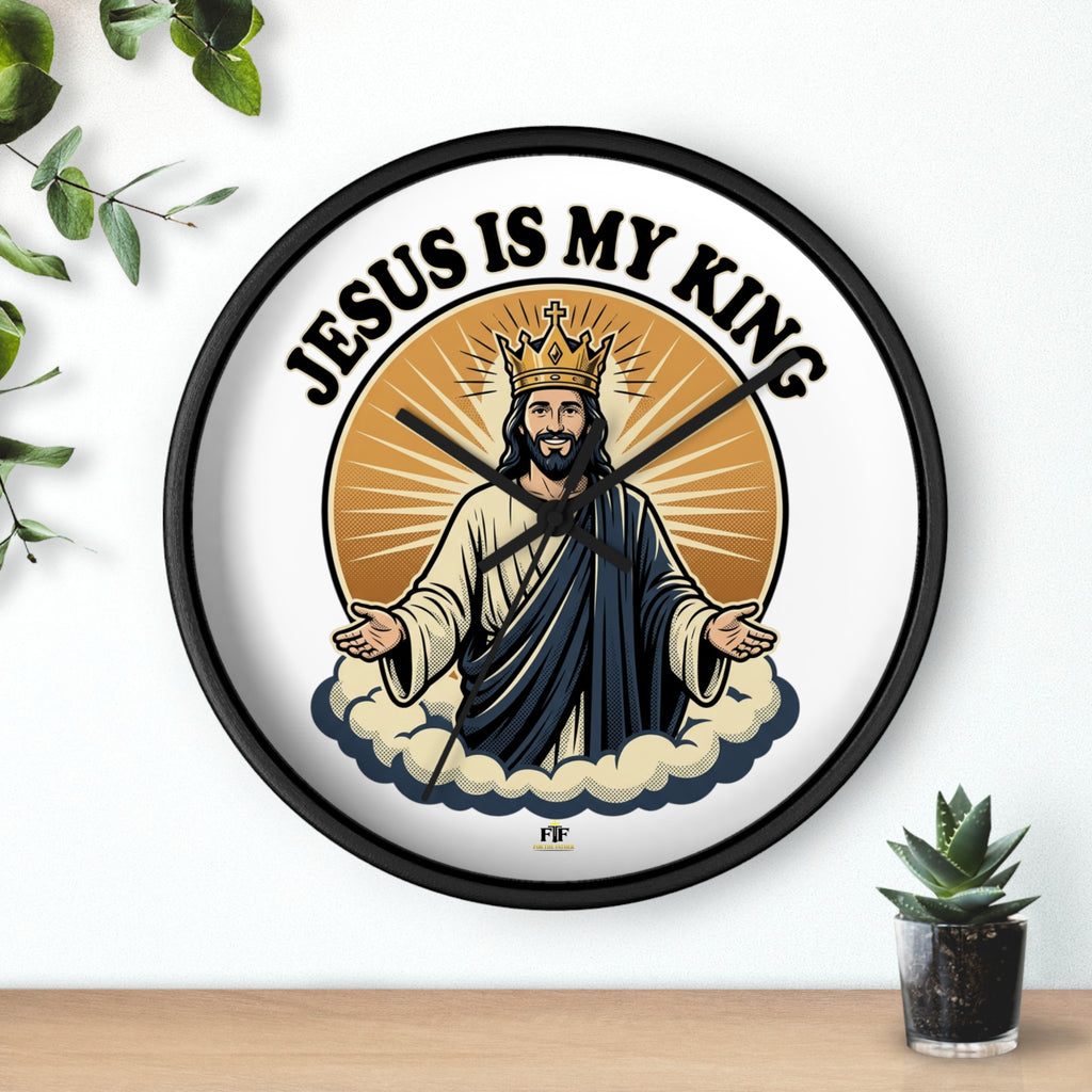 FTF - Jesus Is My King - Wall Clock