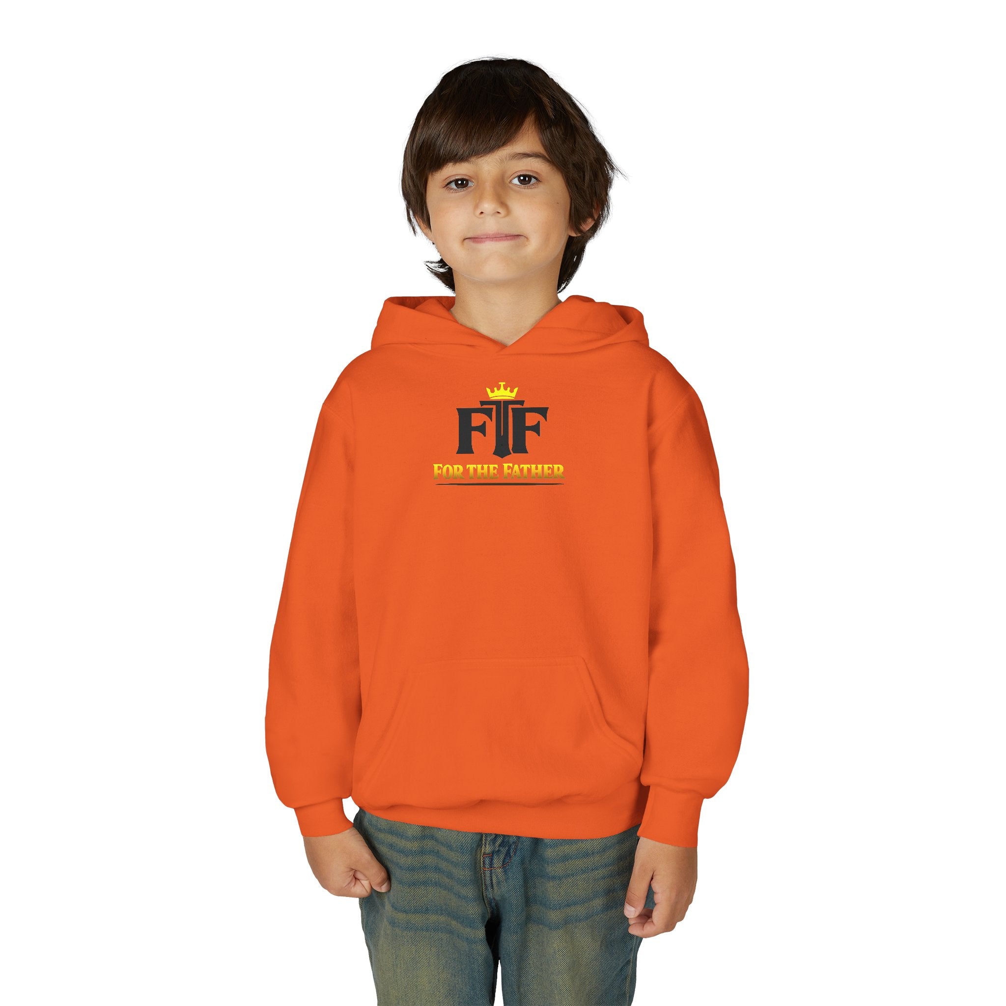 FTF - 'Jesus Is My Hero' Christian Faith Pullover (For The Fathers Logo)