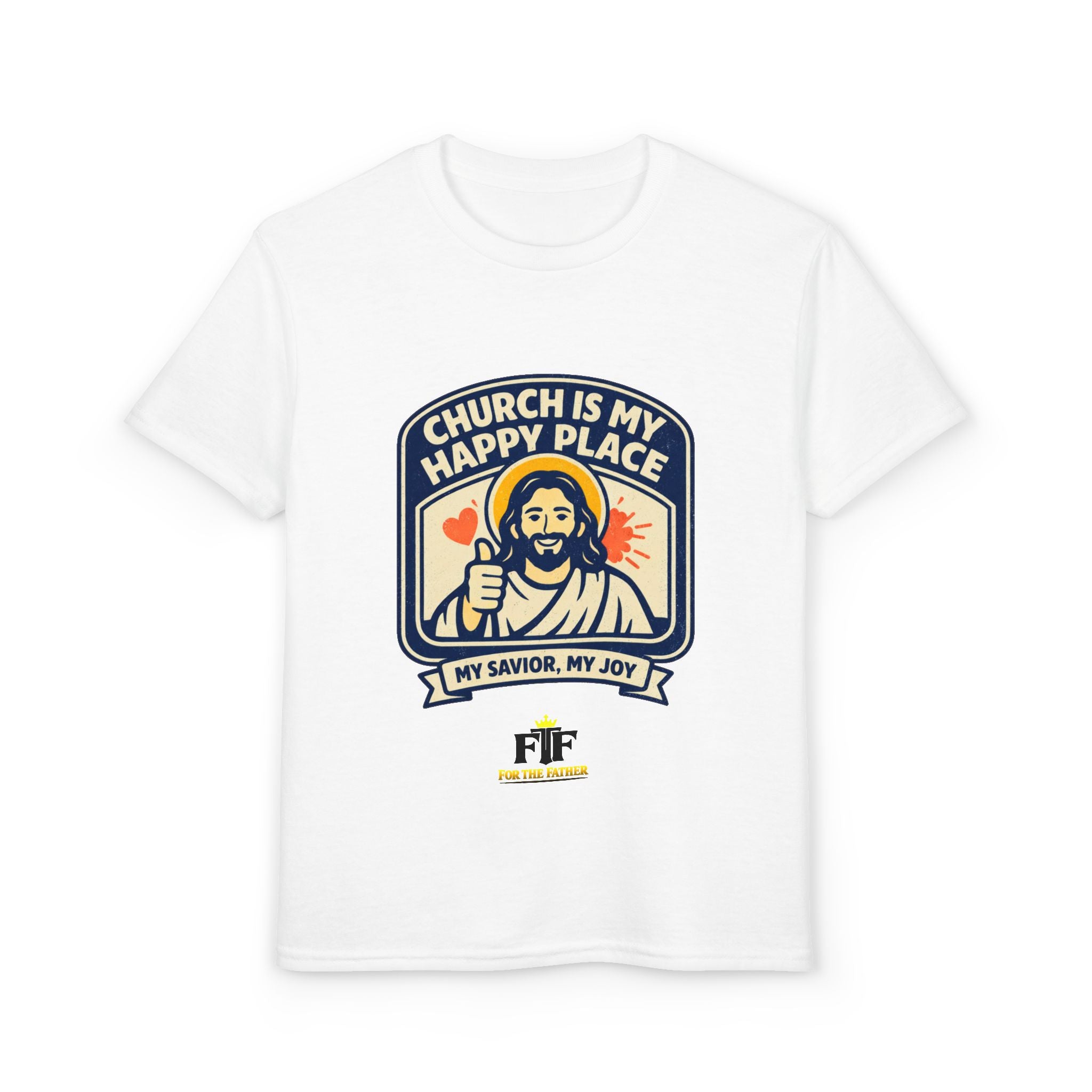 FTF - "Church Is My Happy Place" HTU - Youth T-Shirt