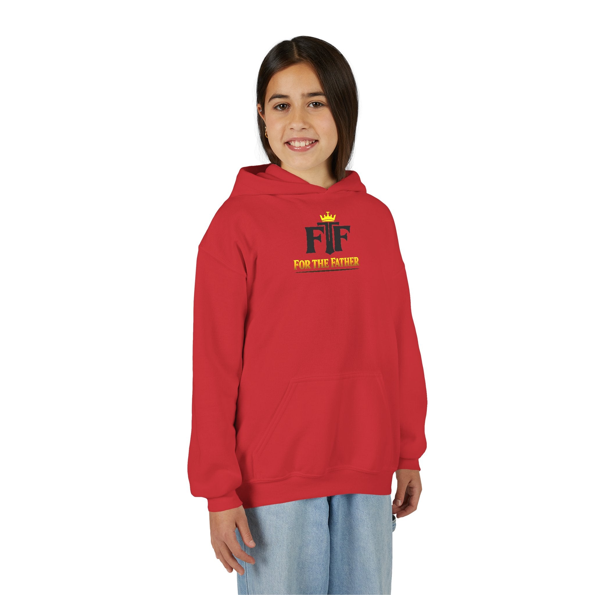 FTF - 'Jesus Is My Hero' Christian Faith Pullover (For The Fathers Logo)
