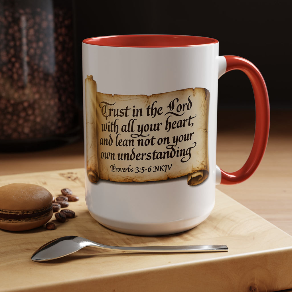 FTF - "Trust In The Lord" Proverbs 3:5 Scroll - Coffee Mug