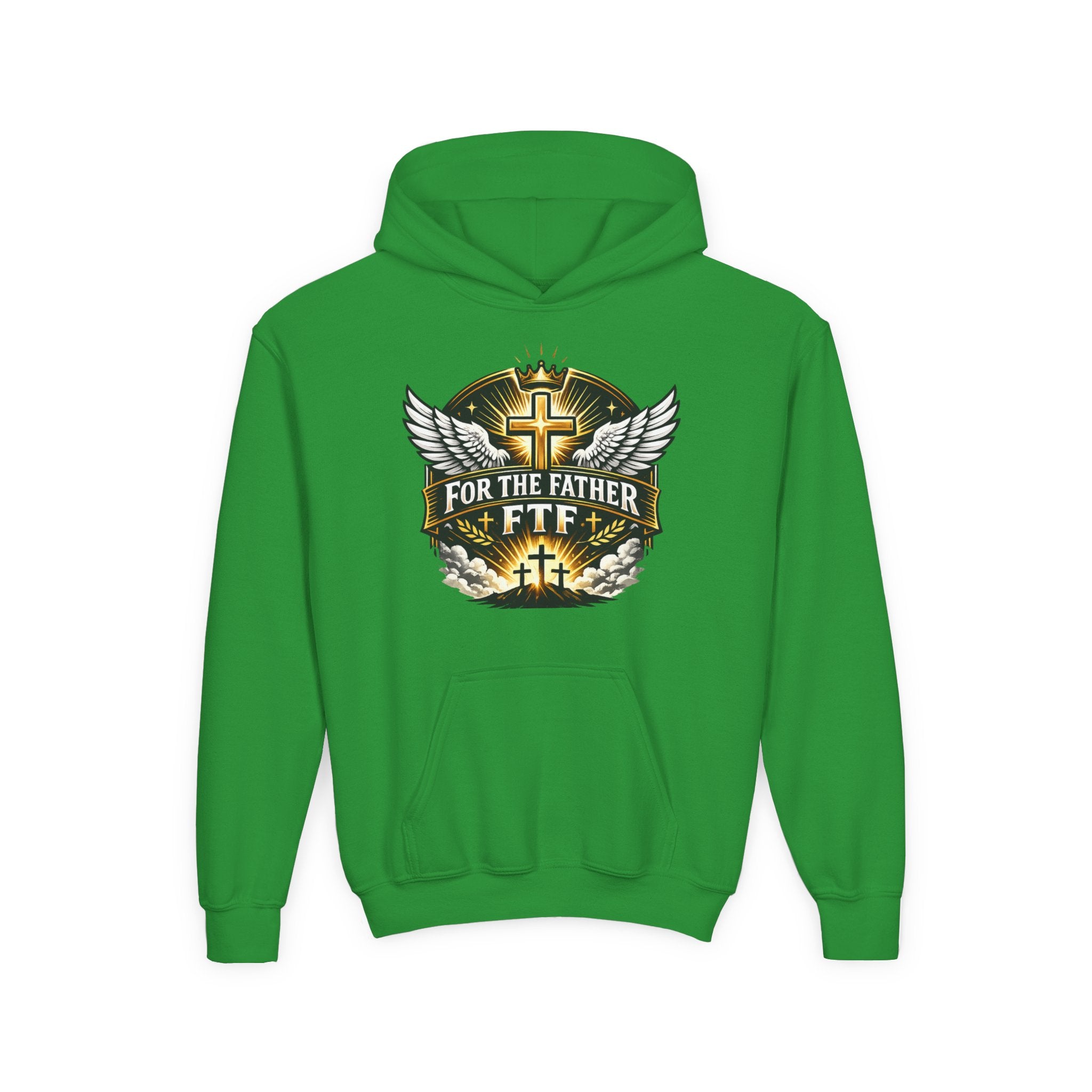 FTF - "Jesus Is My Hero" Sunburst - Youth Hoodie