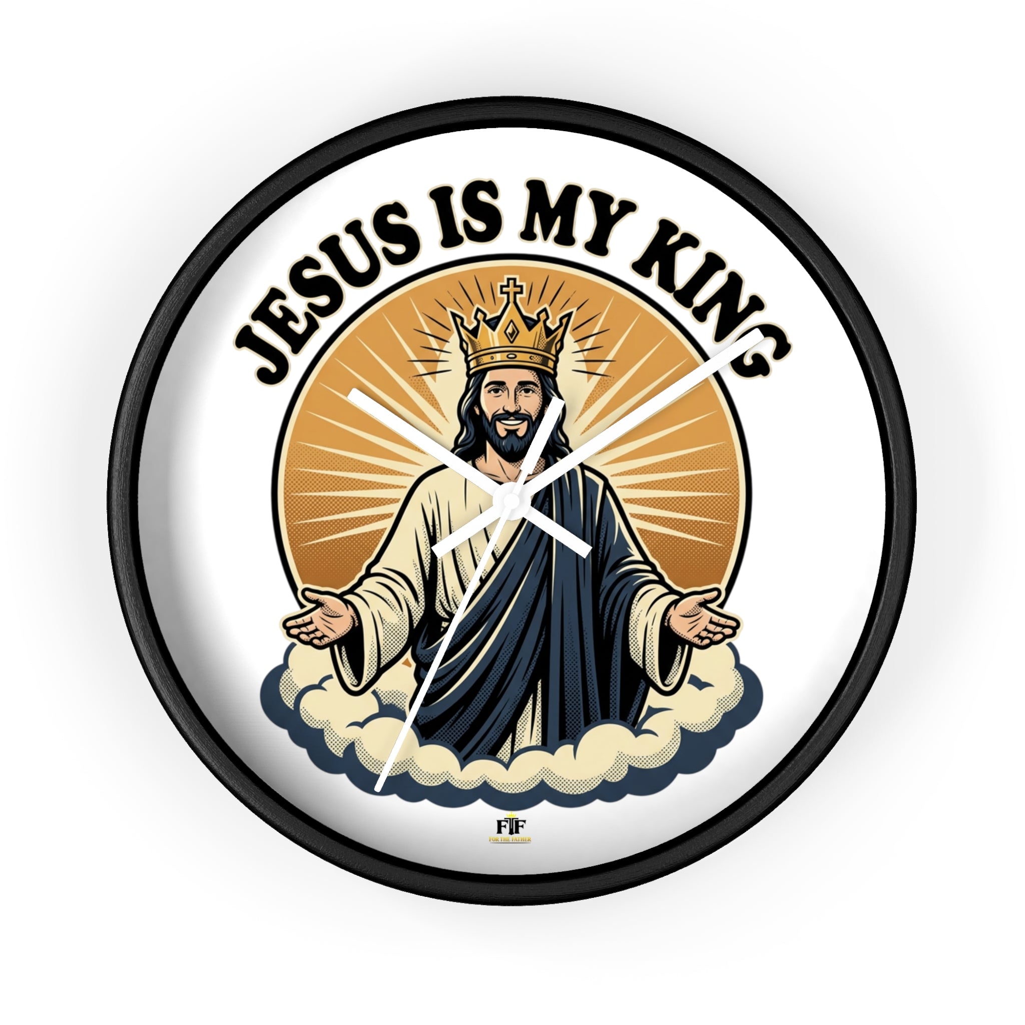 FTF - Jesus Is My King - Wall Clock
