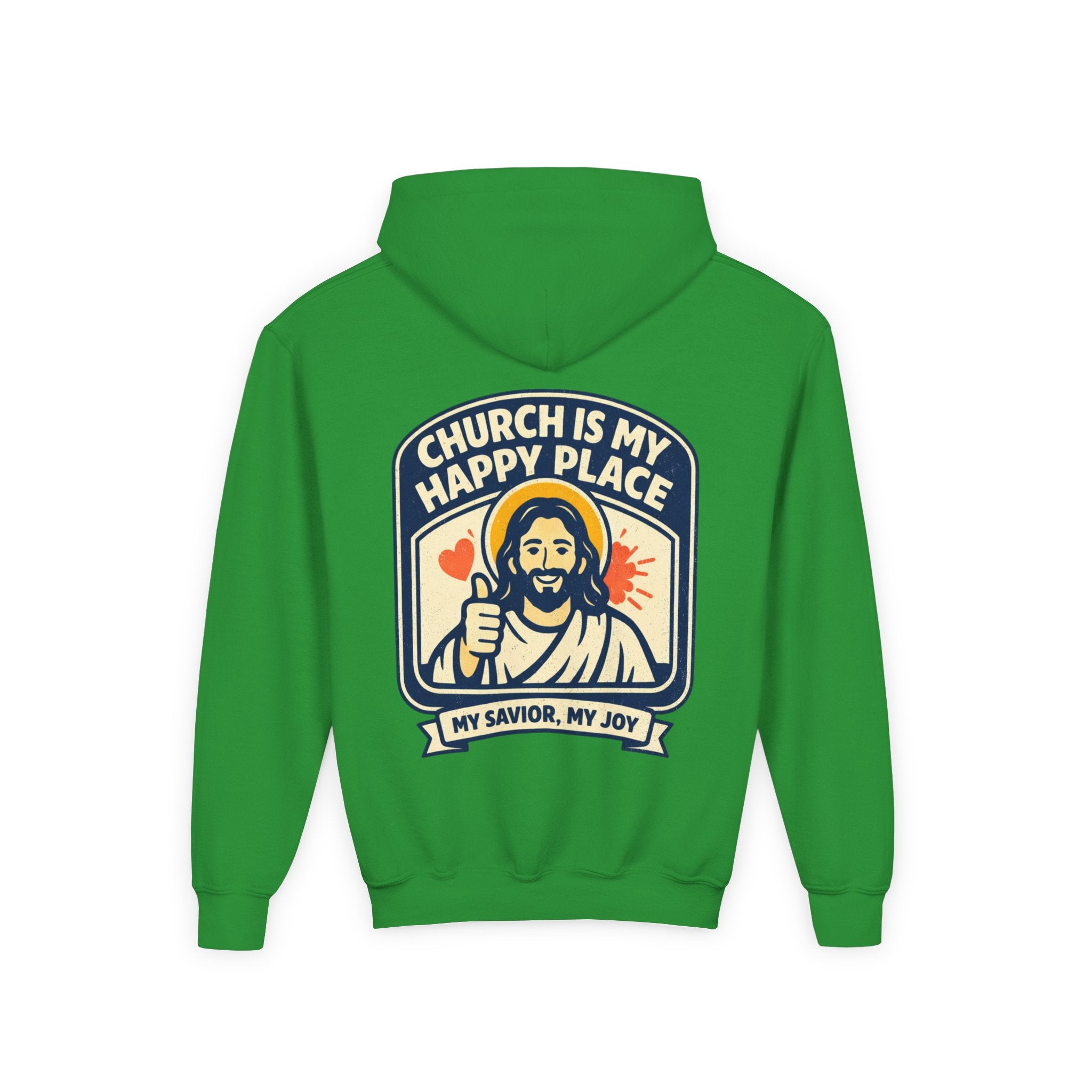 FTF - "Church Is My Happy Place" HTU - Youth Hoodie