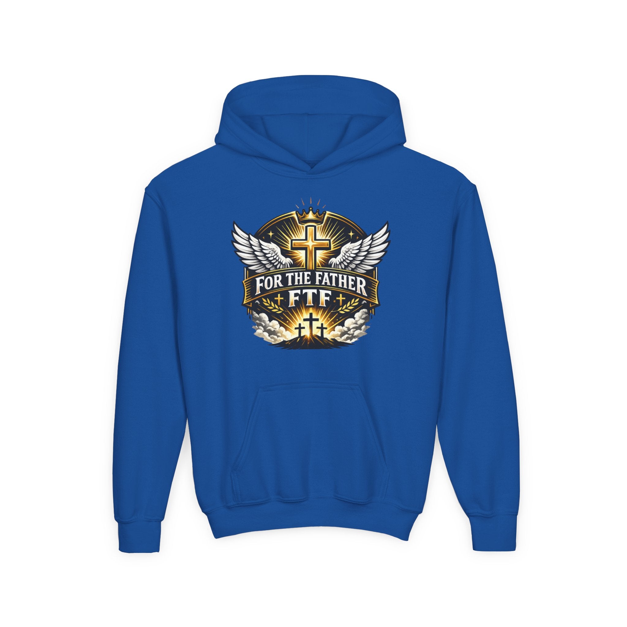 FTF - "Jesus Is My Hero" Sunburst - Youth Hoodie