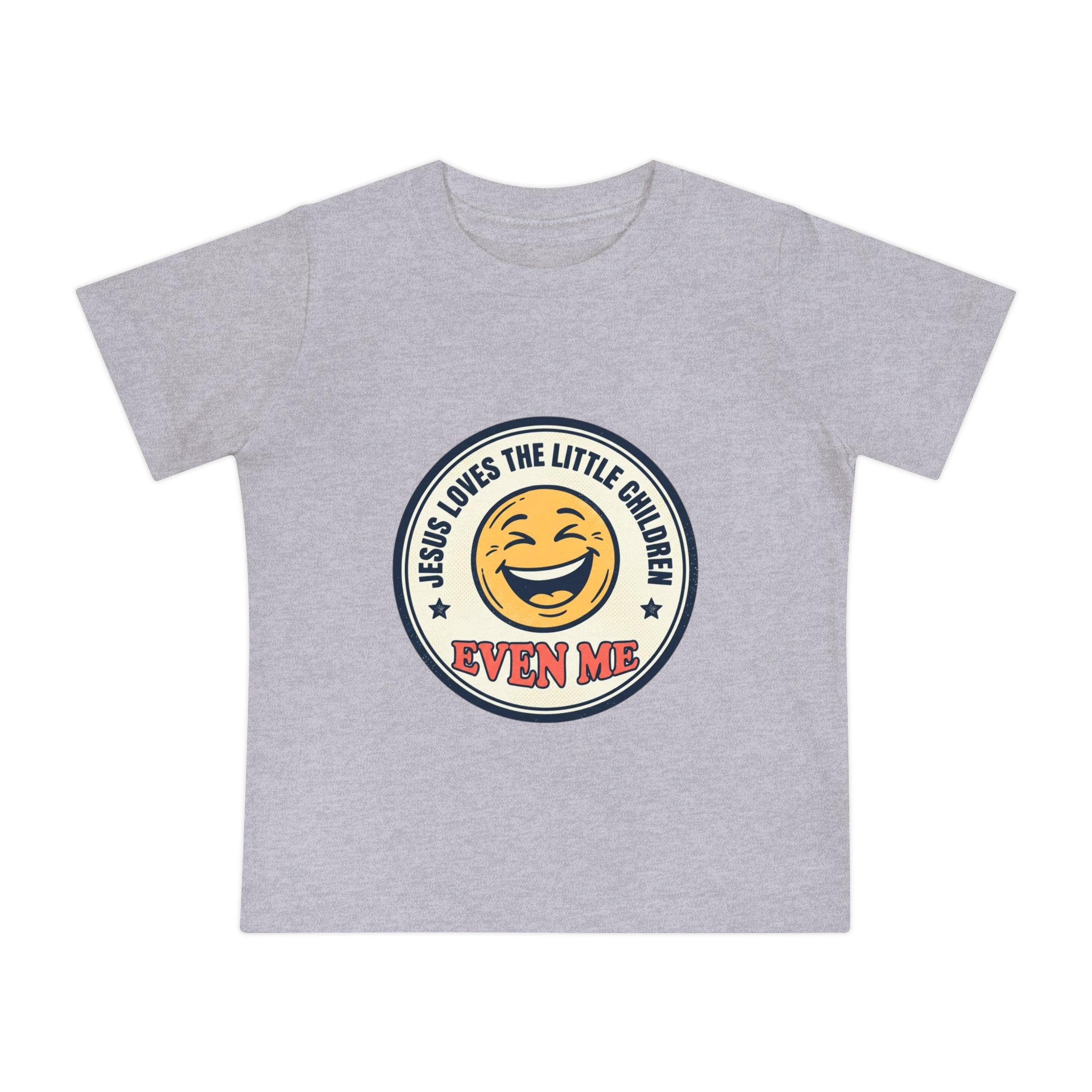 Baby T-Shirt - "Jesus Loves the Little Children Even Me" Smile Graphic