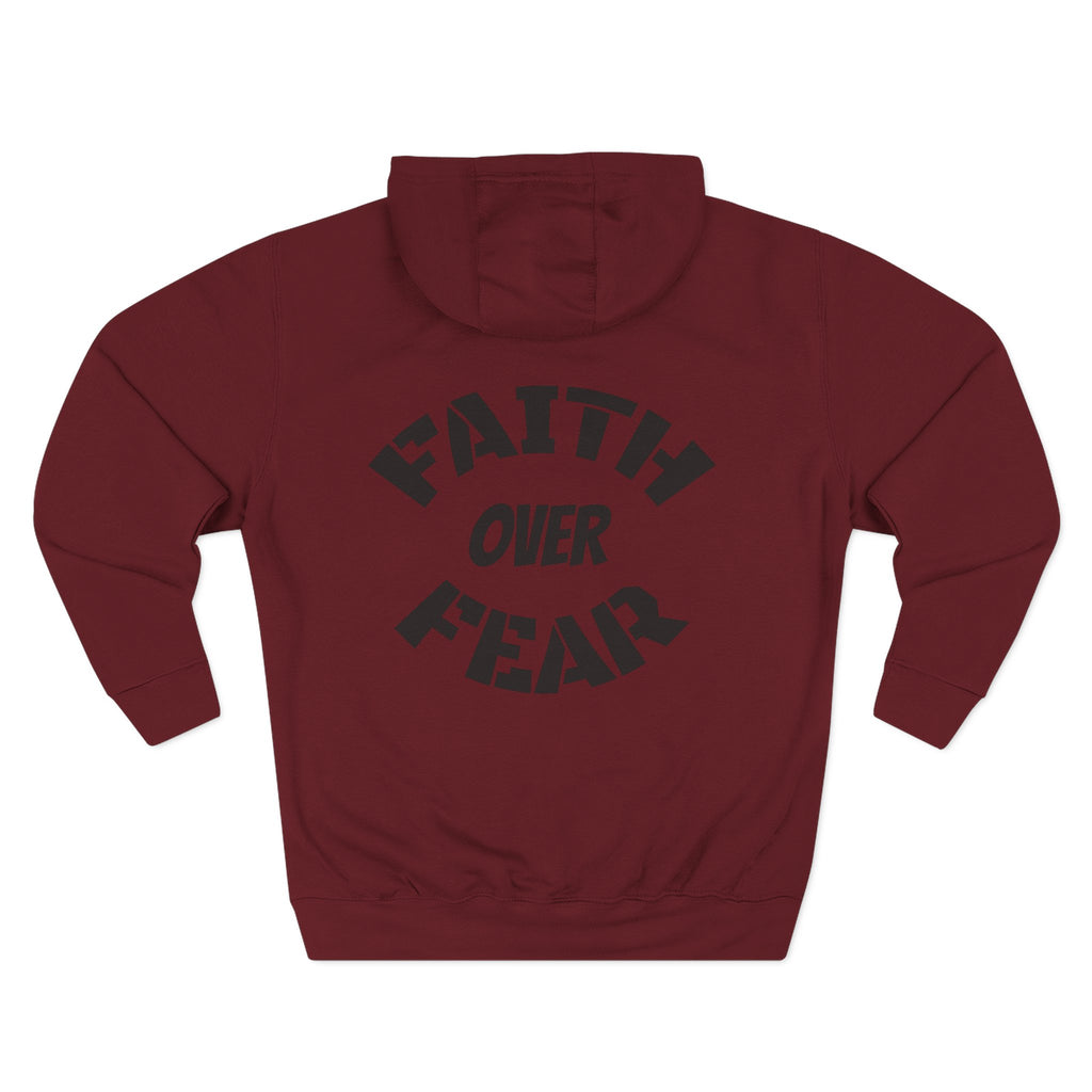 Faith Over Fear Hoodie — "For The Father" Christian Graphic Pullover