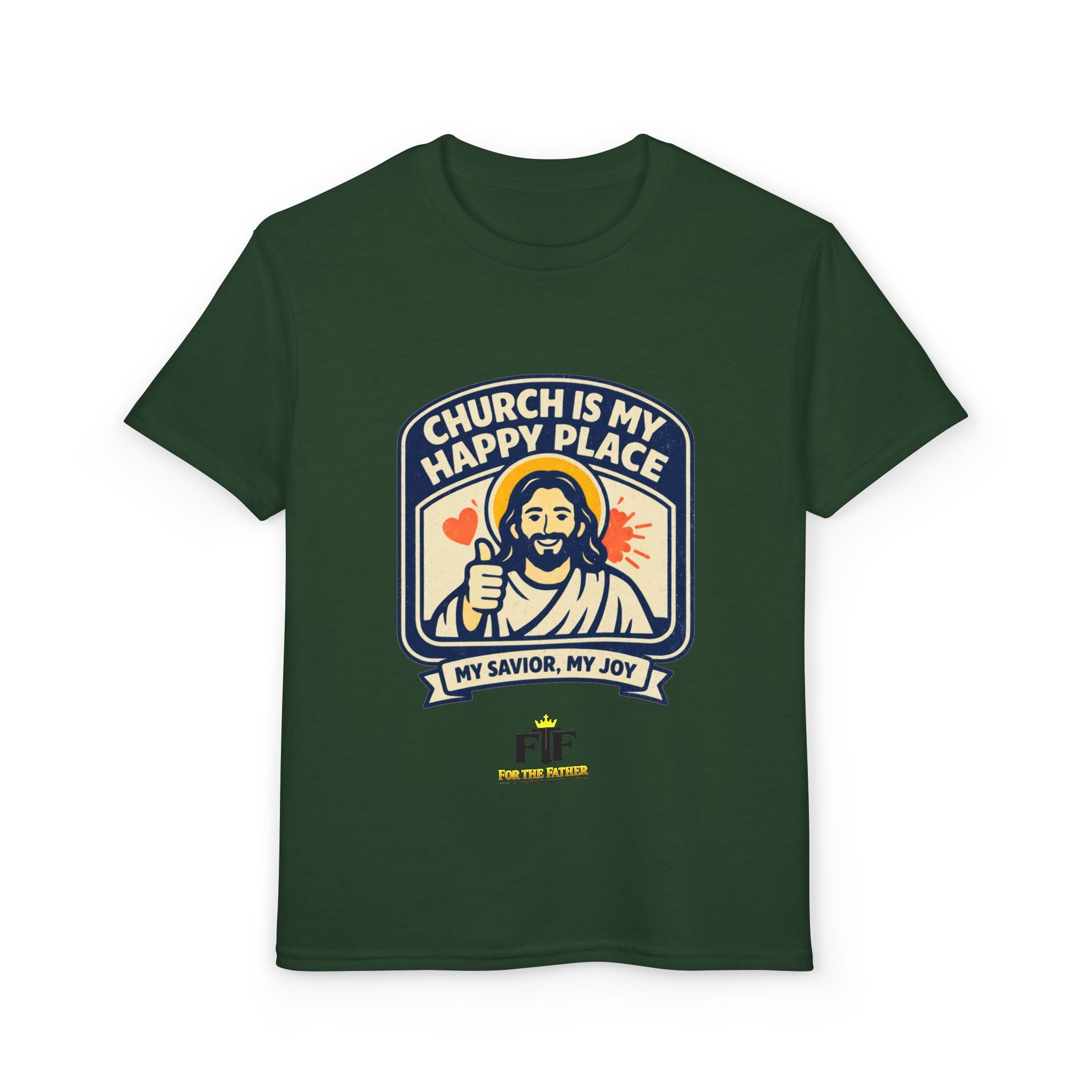 FTF - "Church Is My Happy Place" HTU - Youth T-Shirt