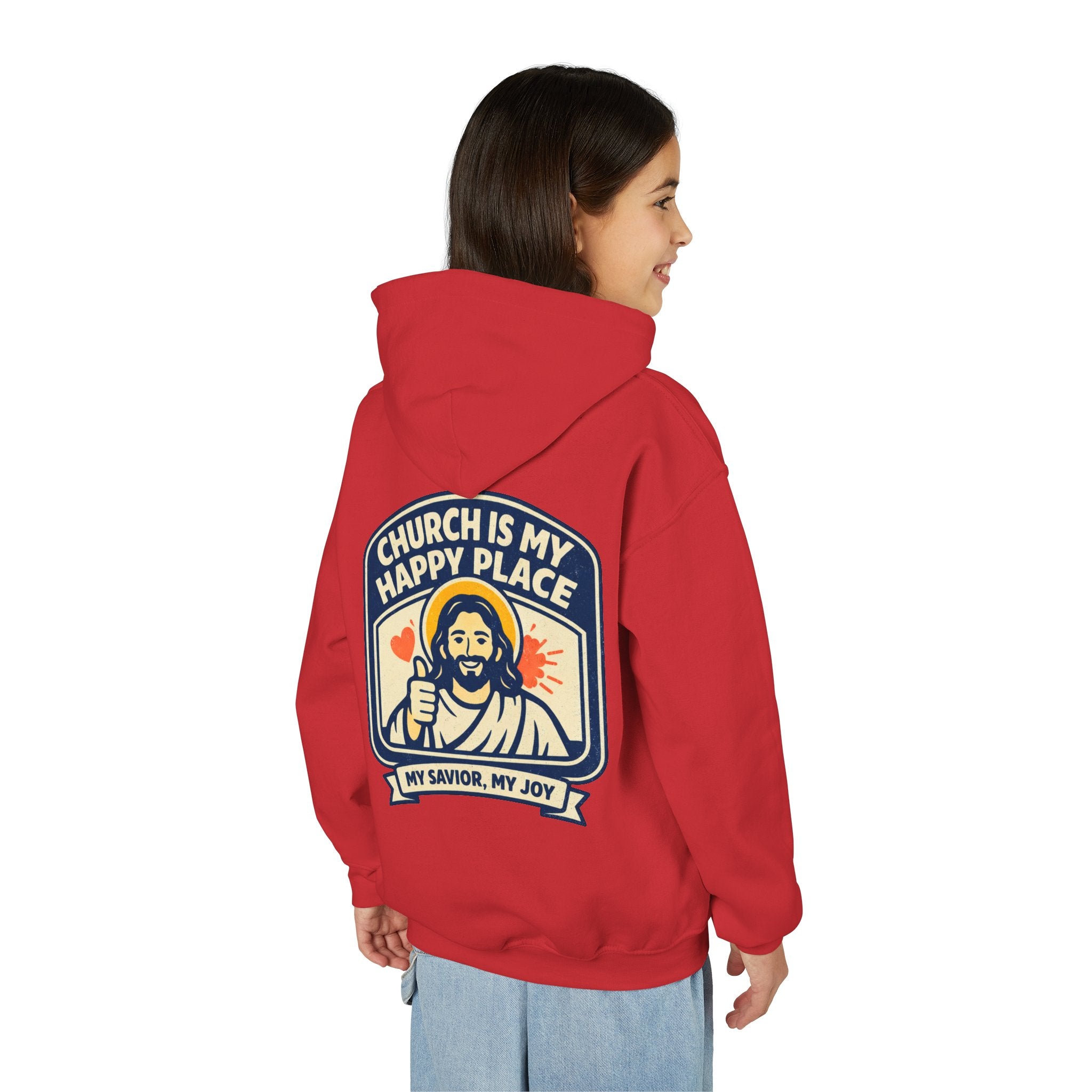 FTF - "Church Is My Happy Place" HTU - Youth Hoodie