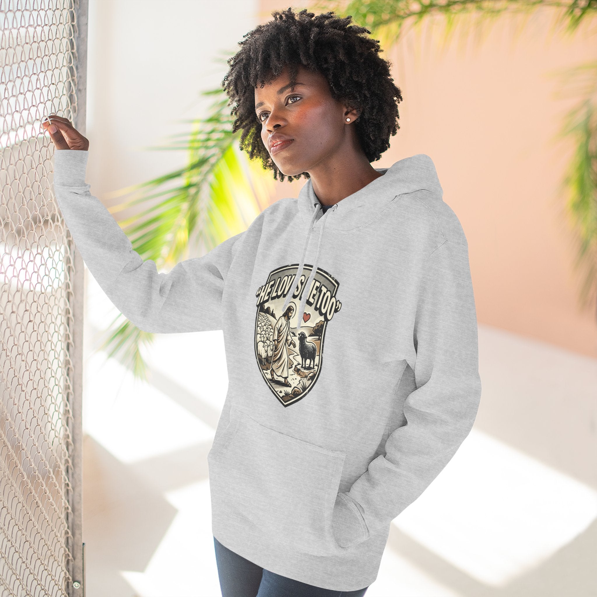 'He Loves Me Too' - Lonely Sheep Hoodie