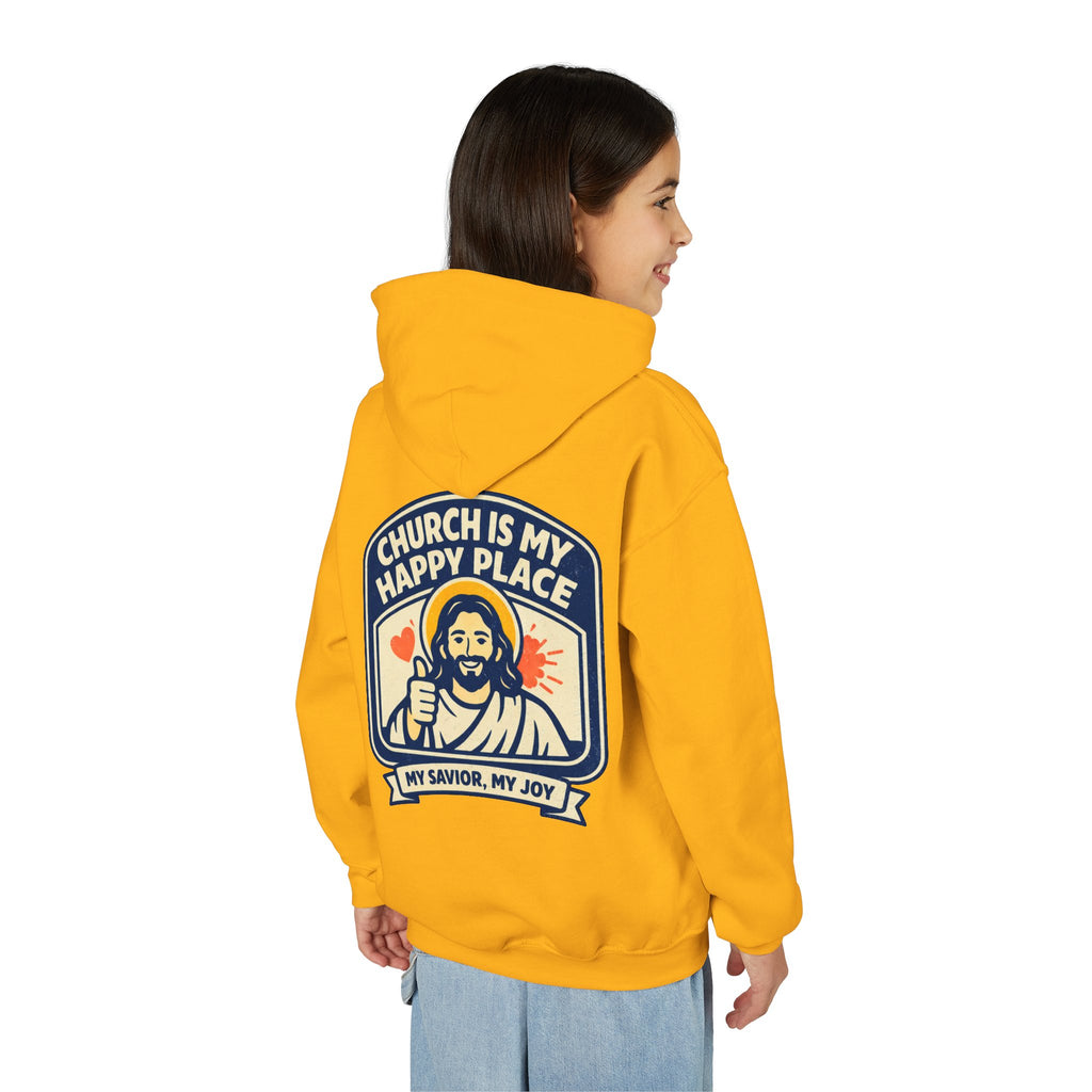 FTF - "Church Is My Happy Place" HTU - Youth Hoodie