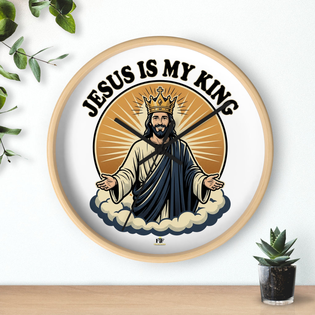 FTF - Jesus Is My King - Wall Clock