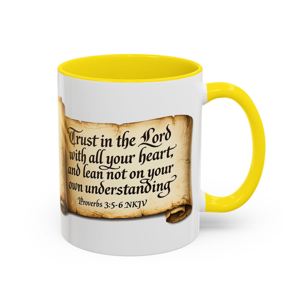 FTF - "Trust In The Lord" Proverbs 3:5 Scroll - Coffee Mug