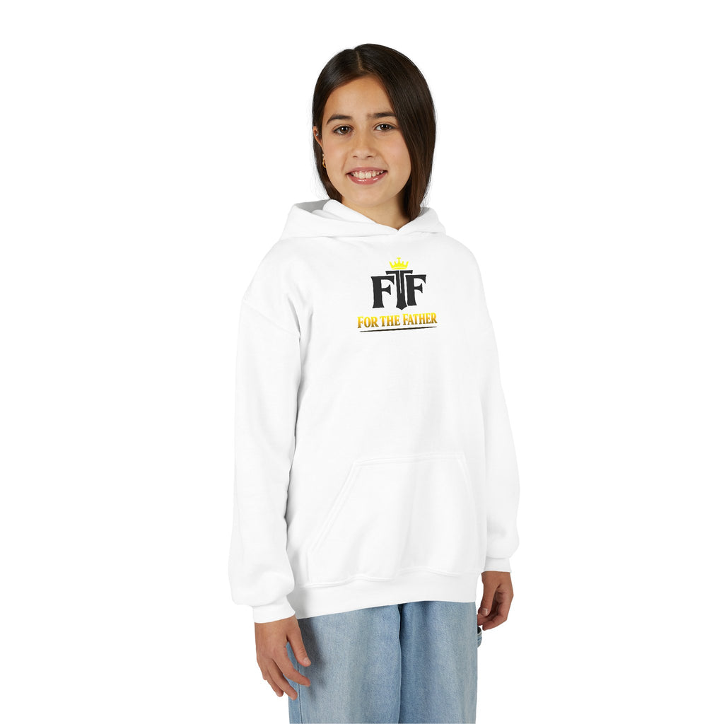 FTF - 'Jesus Is My Hero' Christian Faith Pullover (For The Fathers Logo)