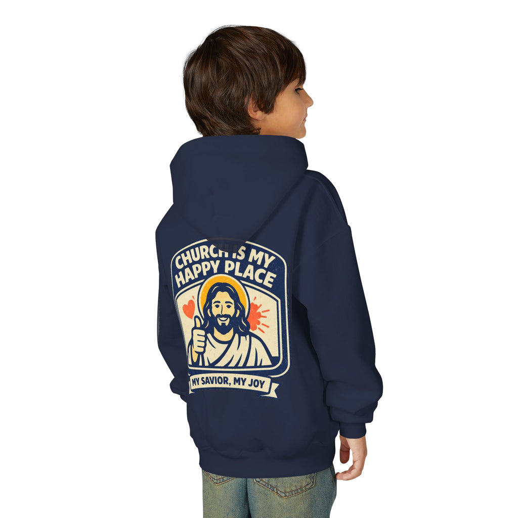FTF - "Church Is My Happy Place" HTU - Youth Hoodie