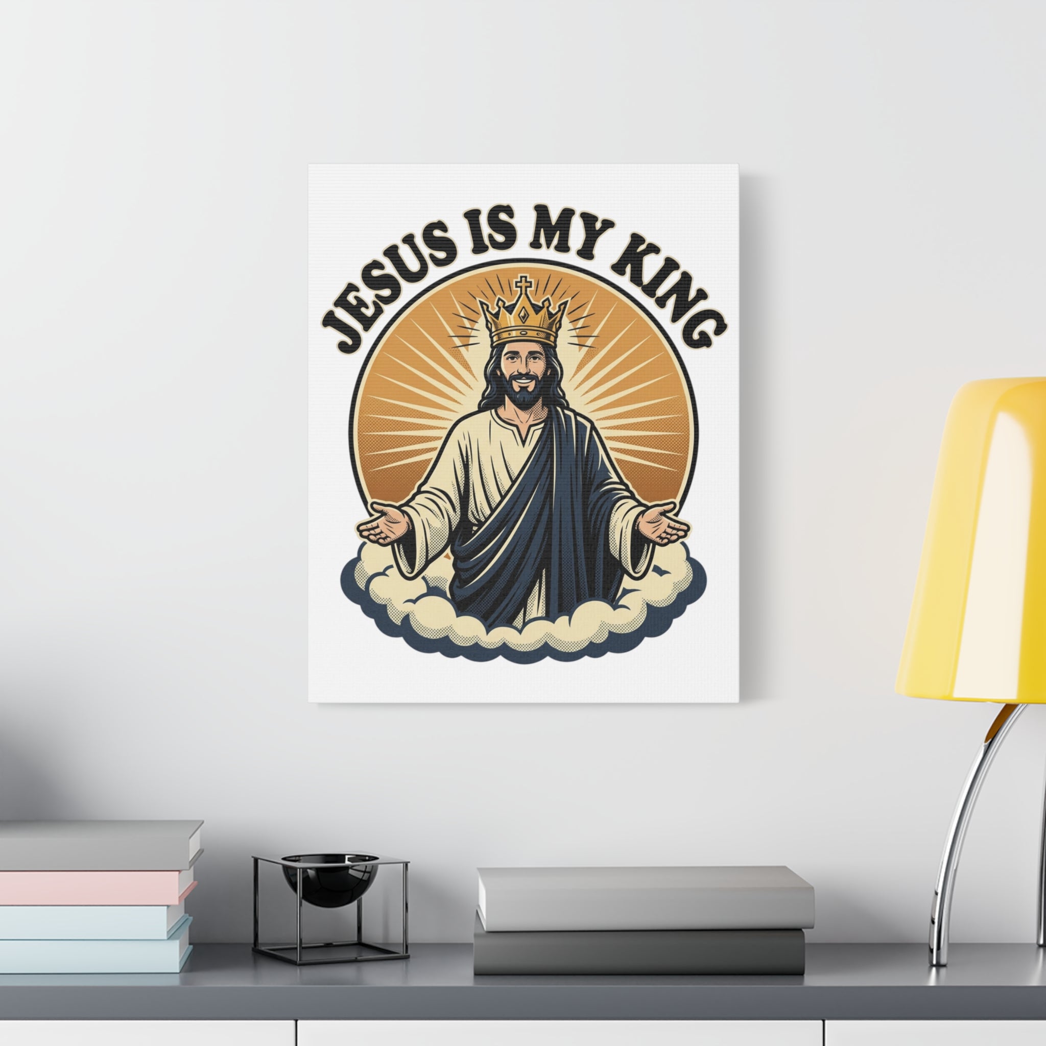 Jesus Is My King Canvas (Multiple Sizing Options Available)