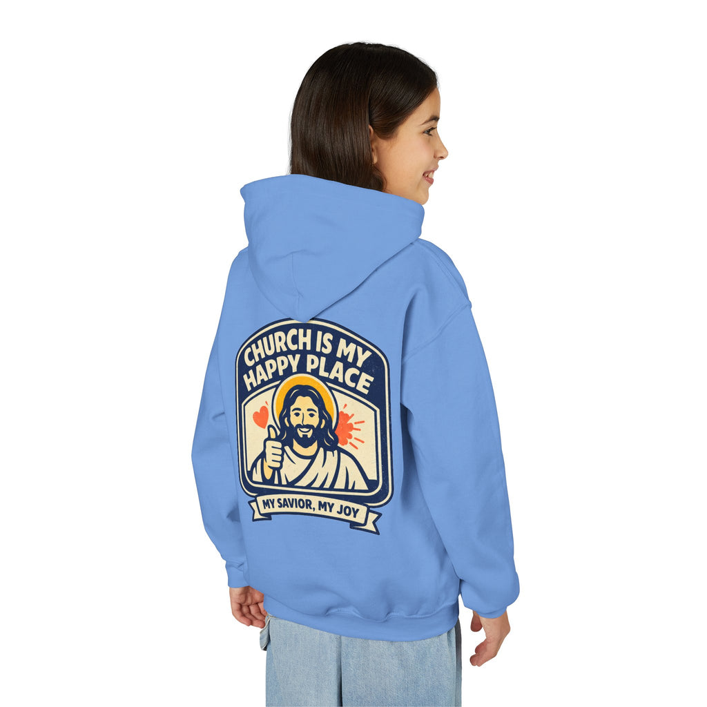 FTF - "Church Is My Happy Place" HTU - Youth Hoodie