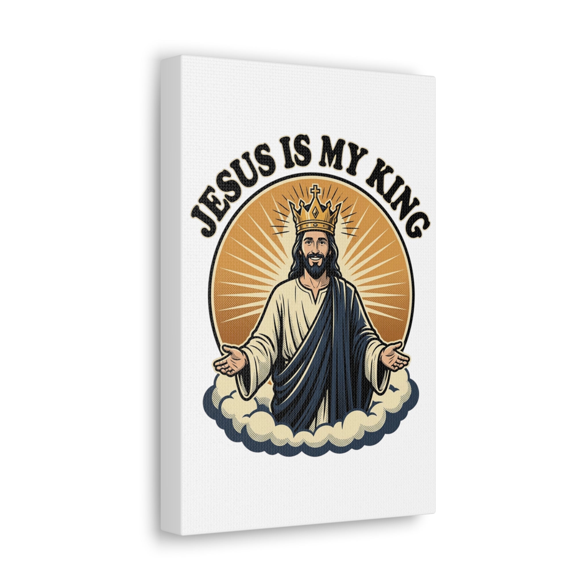 Jesus Is My King Canvas (Multiple Sizing Options Available)