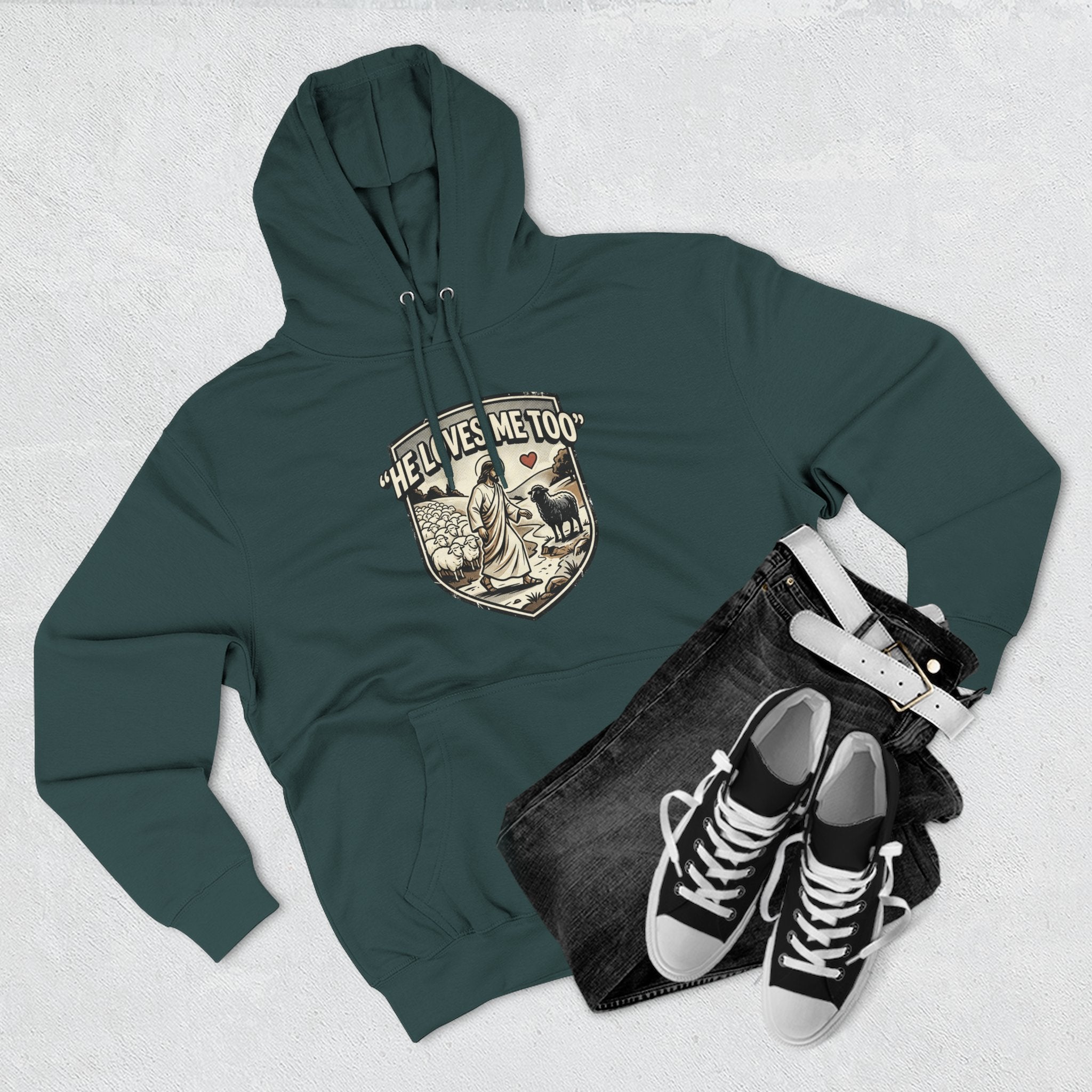 'He Loves Me Too' - Lonely Sheep Hoodie