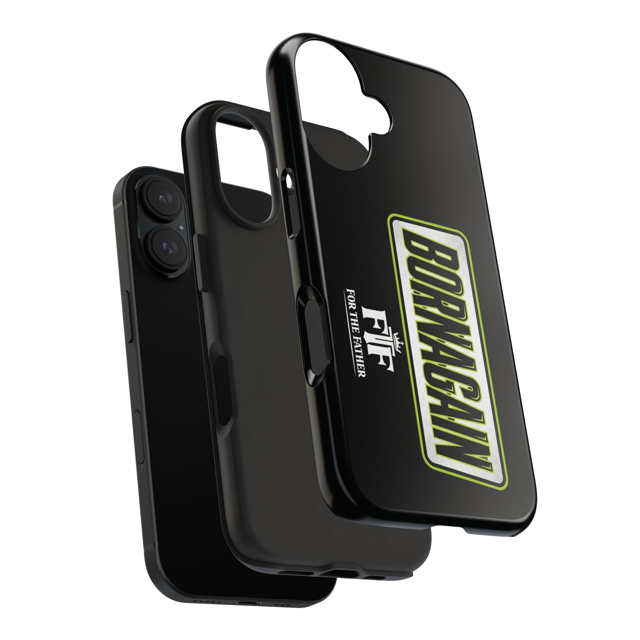 FTF - BORNAGAIN - Black Tough Phone Case