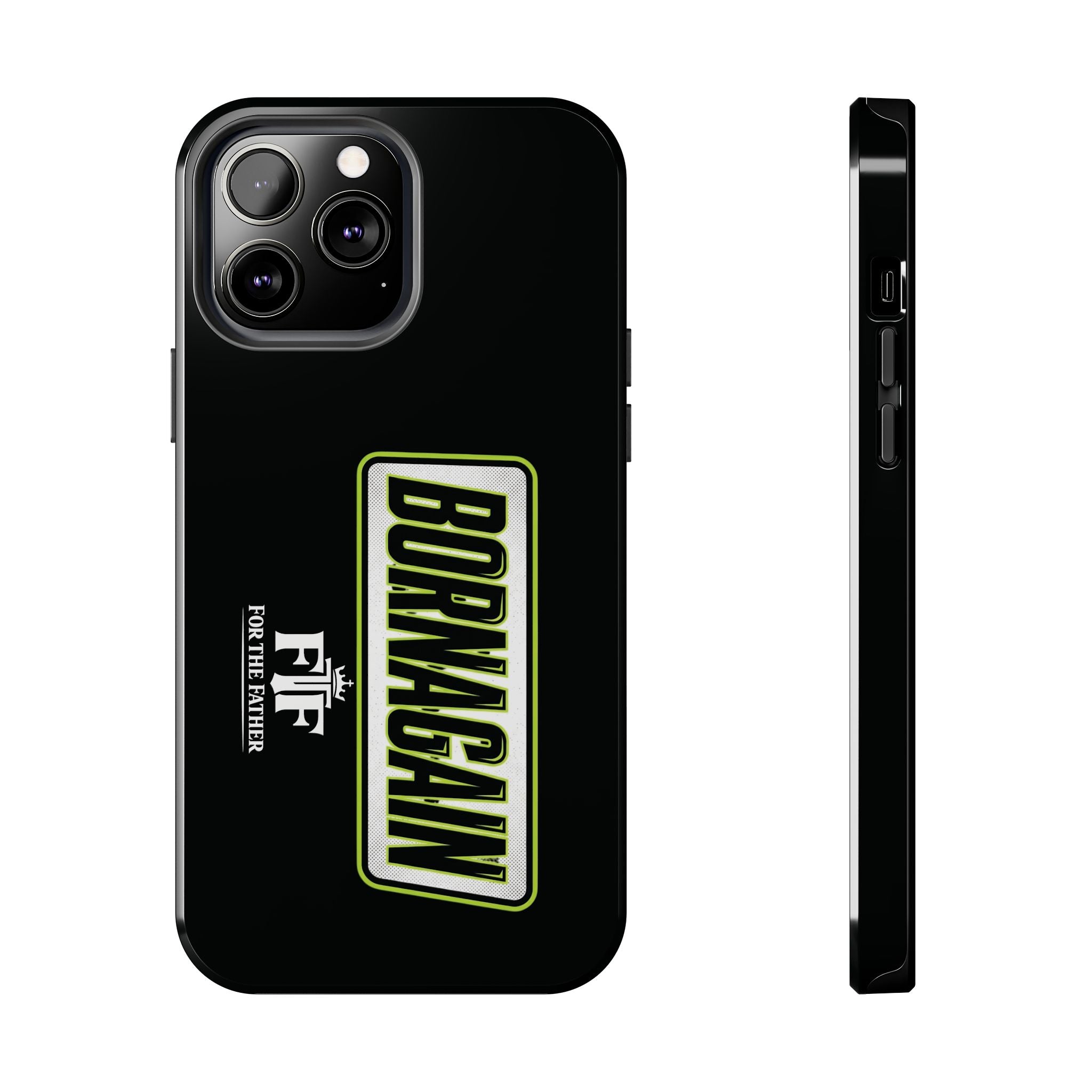 FTF - BORNAGAIN - Black Tough Phone Case