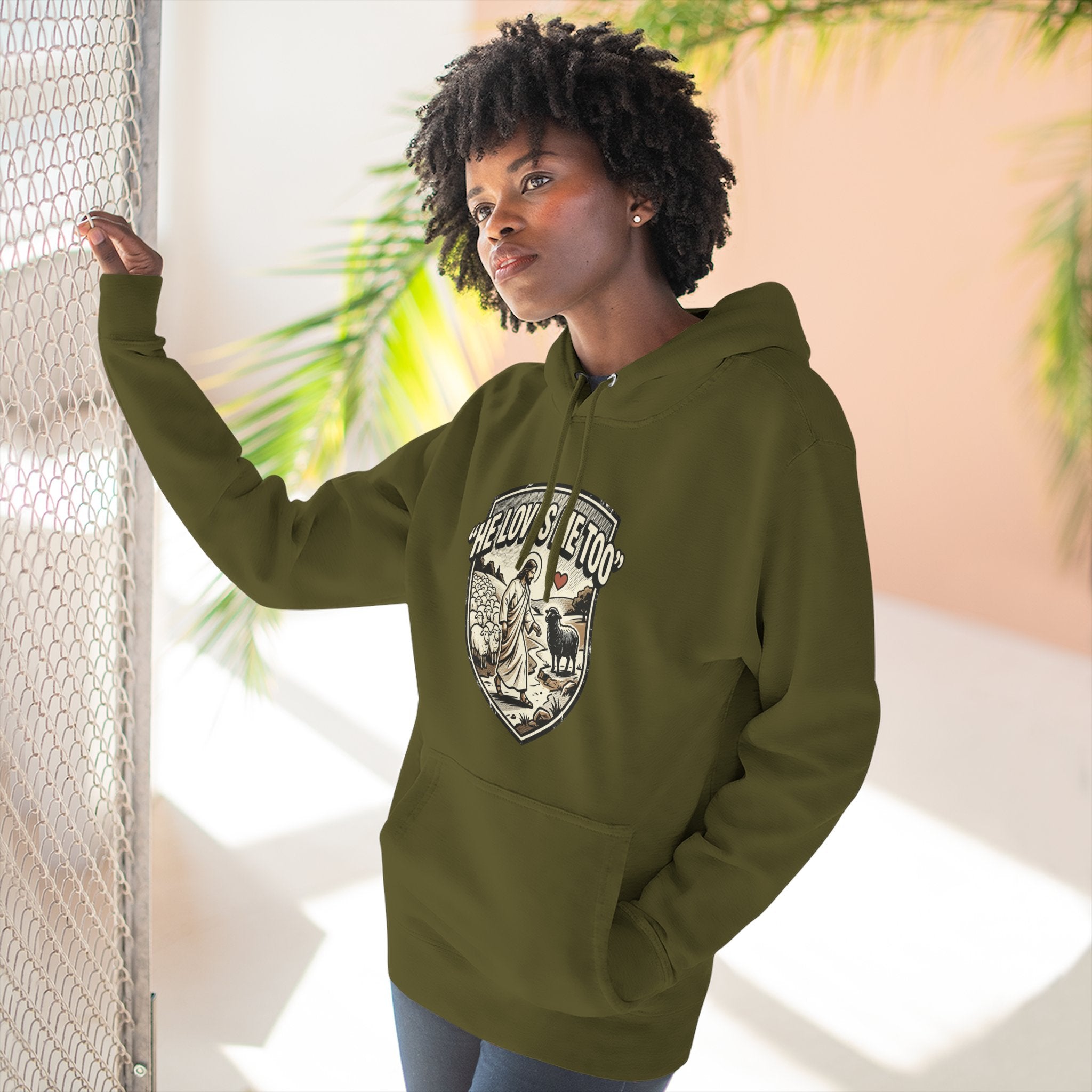 'He Loves Me Too' - Lonely Sheep Hoodie