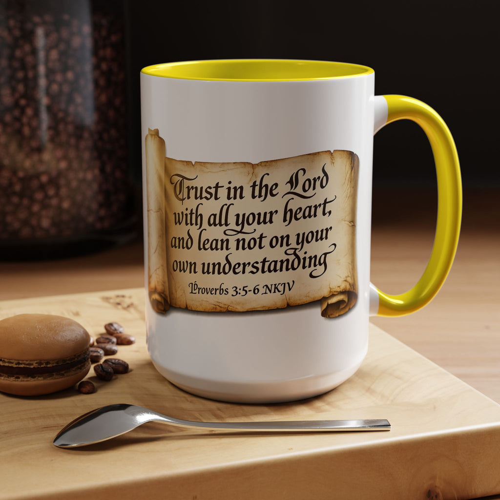 FTF - "Trust In The Lord" Proverbs 3:5 Scroll - Coffee Mug
