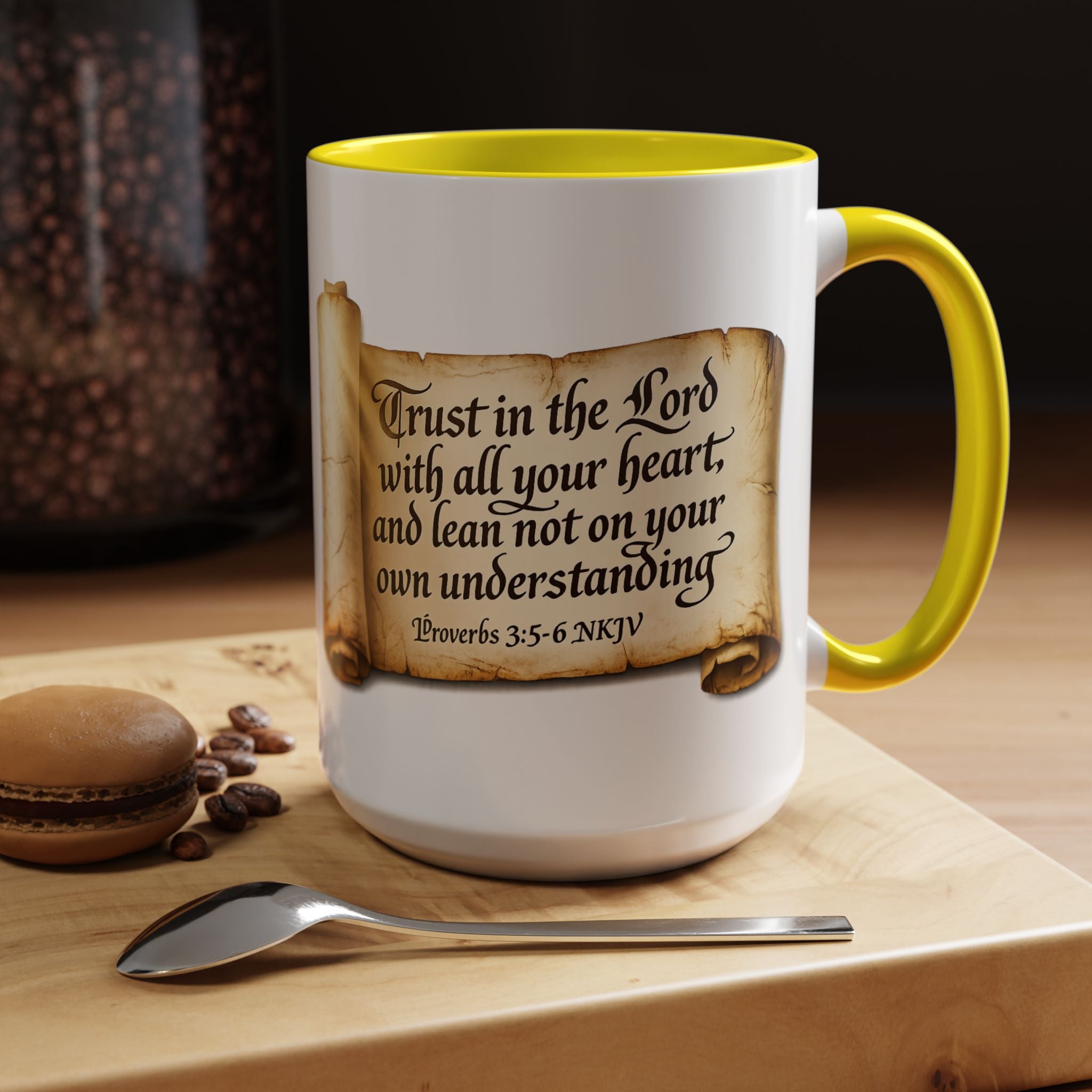 FTF - "Trust In The Lord" Proverbs 3:5 Scroll - Coffee Mug